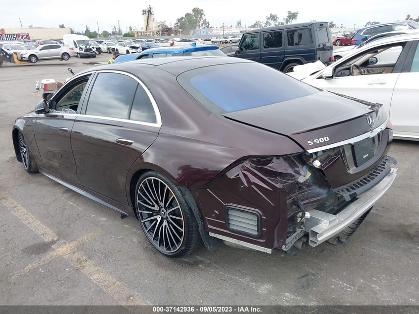Auction sale of the 2022 MERCEDES BENZ S CLASS , vin: W1K6G7GB7NA099851, lot number: 37142936