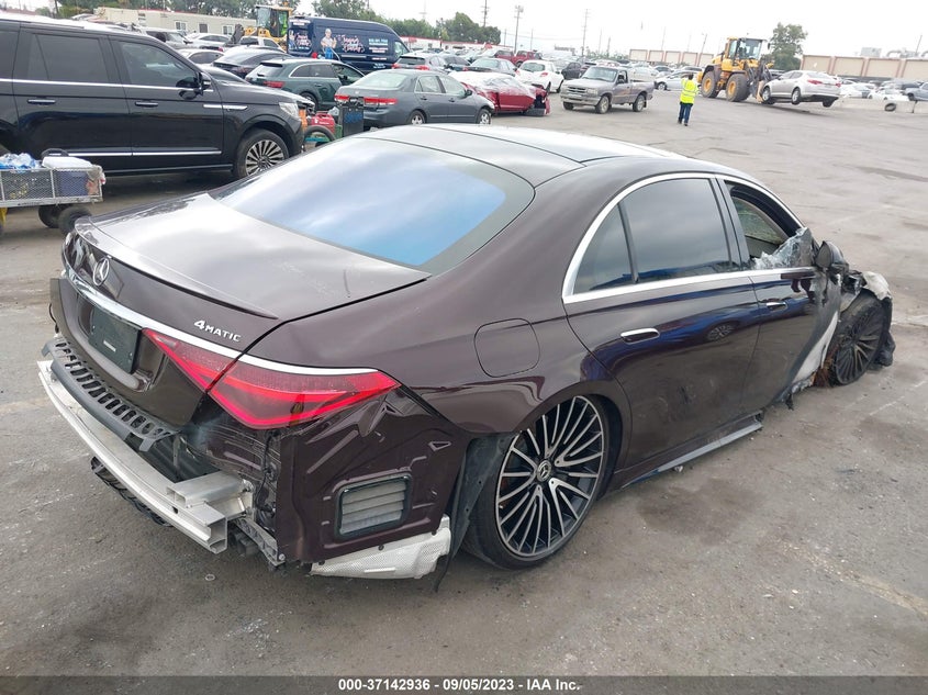 Auction sale of the 2022 MERCEDES BENZ S CLASS , vin: W1K6G7GB7NA099851, lot number: 37142936