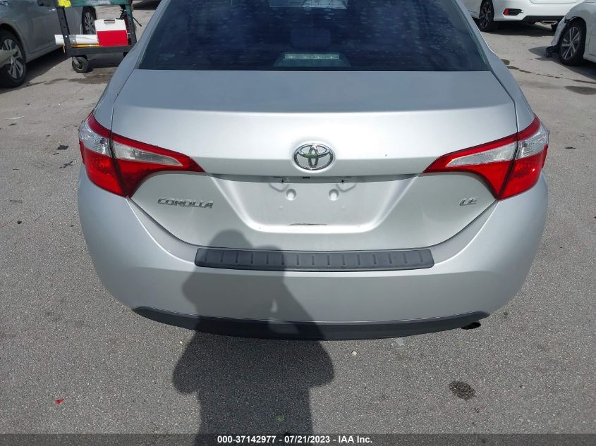 2016 TOYOTA COROLLA L/LE/LE PLS/PRM/S/S PLS - 5YFBURHEXGP407759