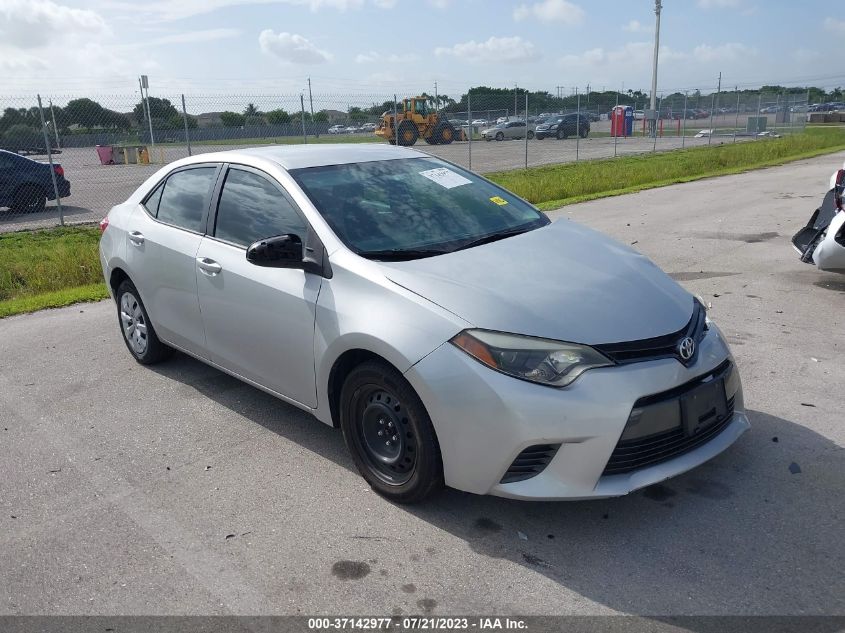 2016 TOYOTA COROLLA L/LE/LE PLS/PRM/S/S PLS - 5YFBURHEXGP407759