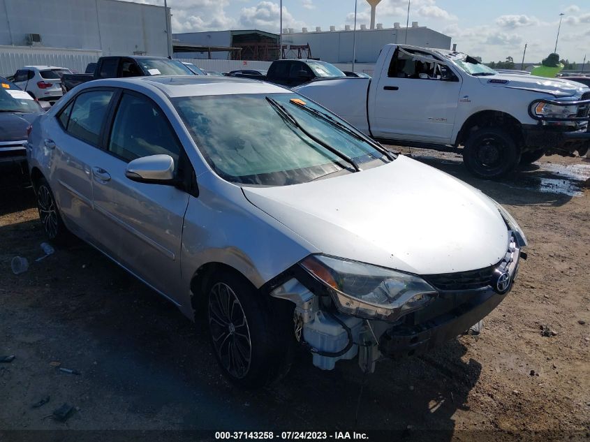 2016 TOYOTA COROLLA L/LE/S/S PLUS/LE PLUS - 2T1BURHE2GC549944