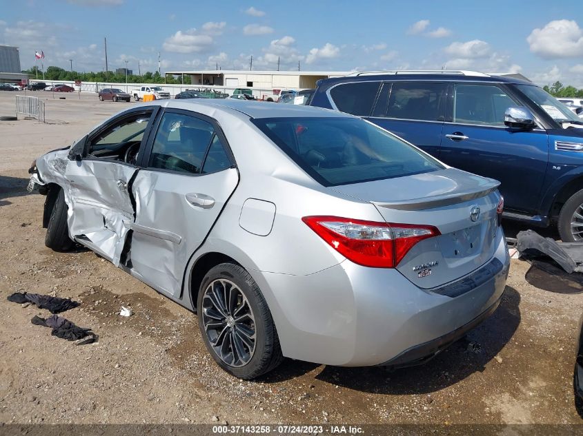 2016 TOYOTA COROLLA L/LE/S/S PLUS/LE PLUS - 2T1BURHE2GC549944