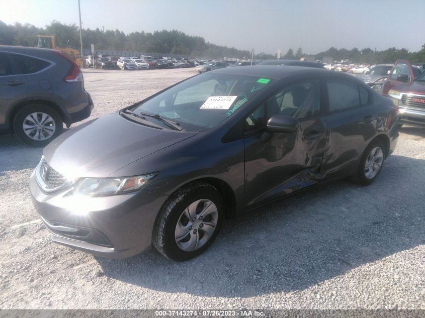 2014 HONDA CIVIC SEDAN LX - 19XFB2F55EE031455