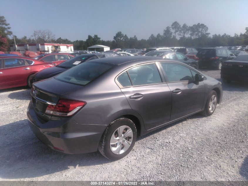 2014 HONDA CIVIC SEDAN LX - 19XFB2F55EE031455