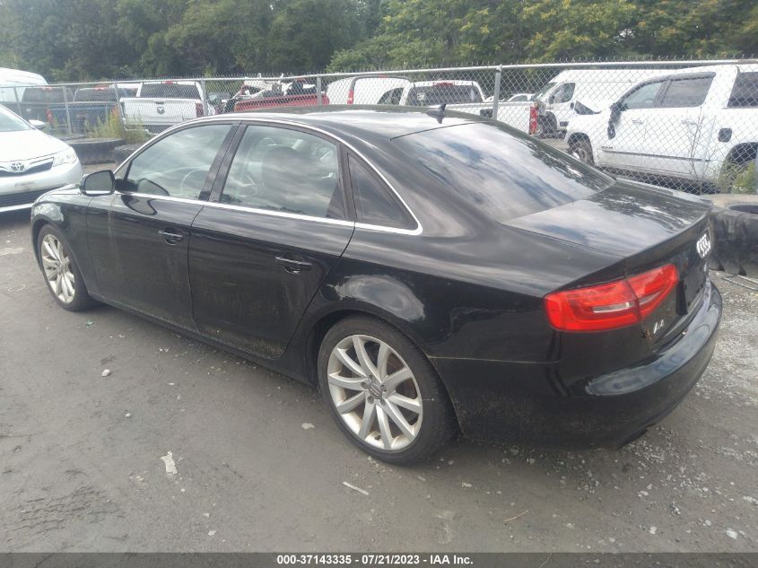 2013 AUDI A4 PREMIUM PLUS - WAUHFAFL2DN020863