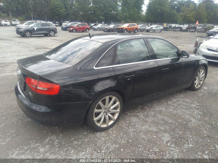 2013 AUDI A4 PREMIUM PLUS - WAUHFAFL2DN020863