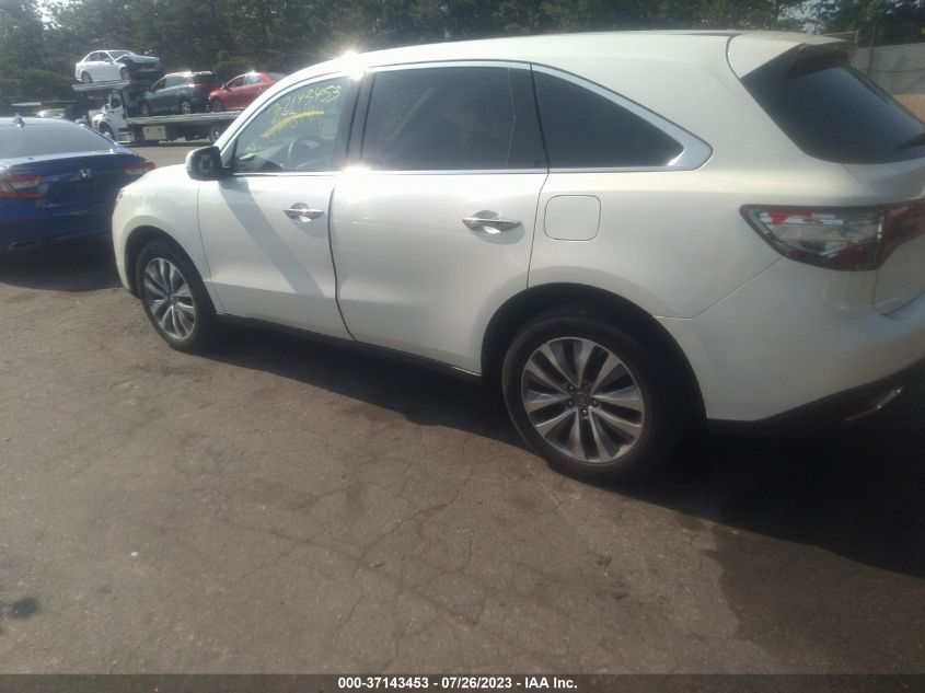 2015 ACURA MDX TECH PKG - 5FRYD4H45FB005838
