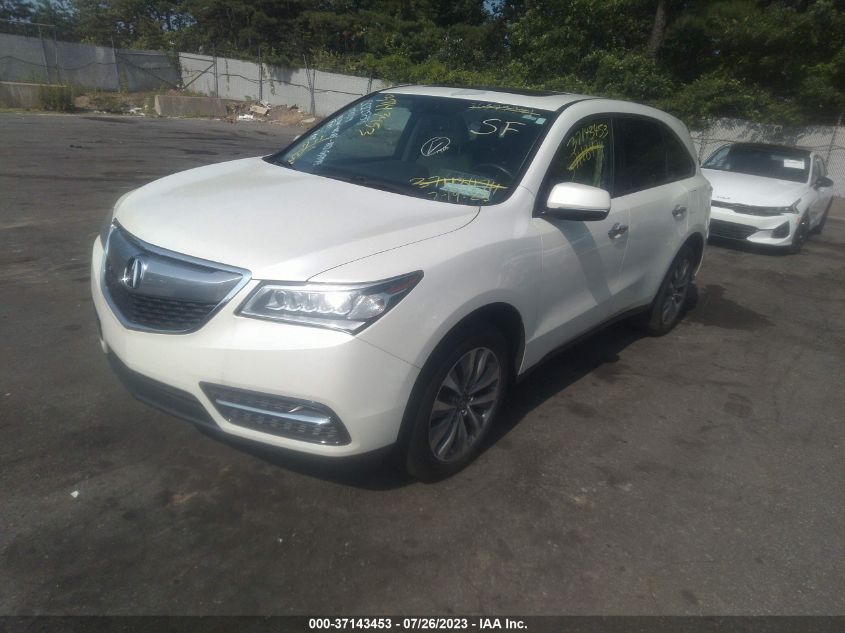2015 ACURA MDX TECH PKG - 5FRYD4H45FB005838