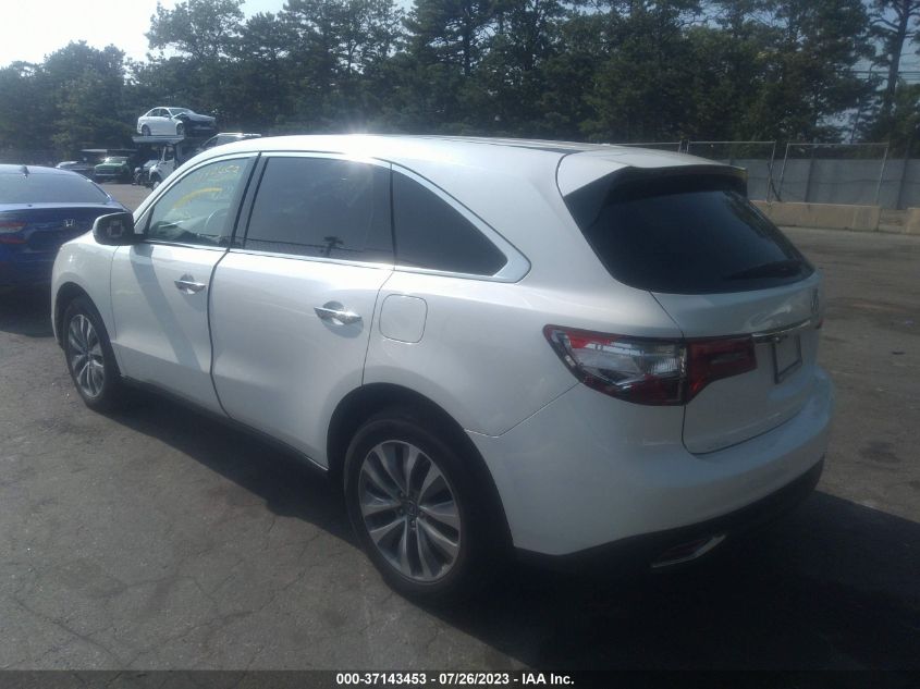 2015 ACURA MDX TECH PKG - 5FRYD4H45FB005838