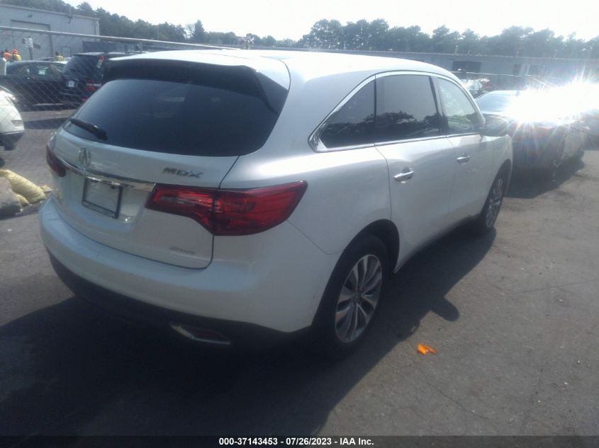 2015 ACURA MDX TECH PKG - 5FRYD4H45FB005838
