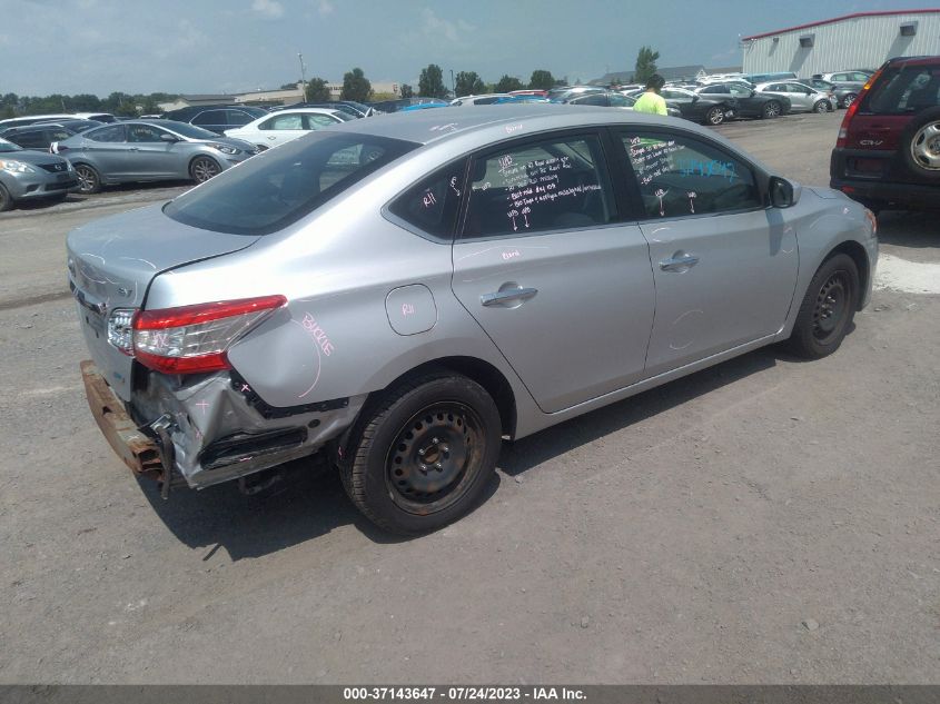 2014 NISSAN SENTRA S/FE+ S/SV/FE+ SV/SR/SL - 3N1AB7AP4EL672482