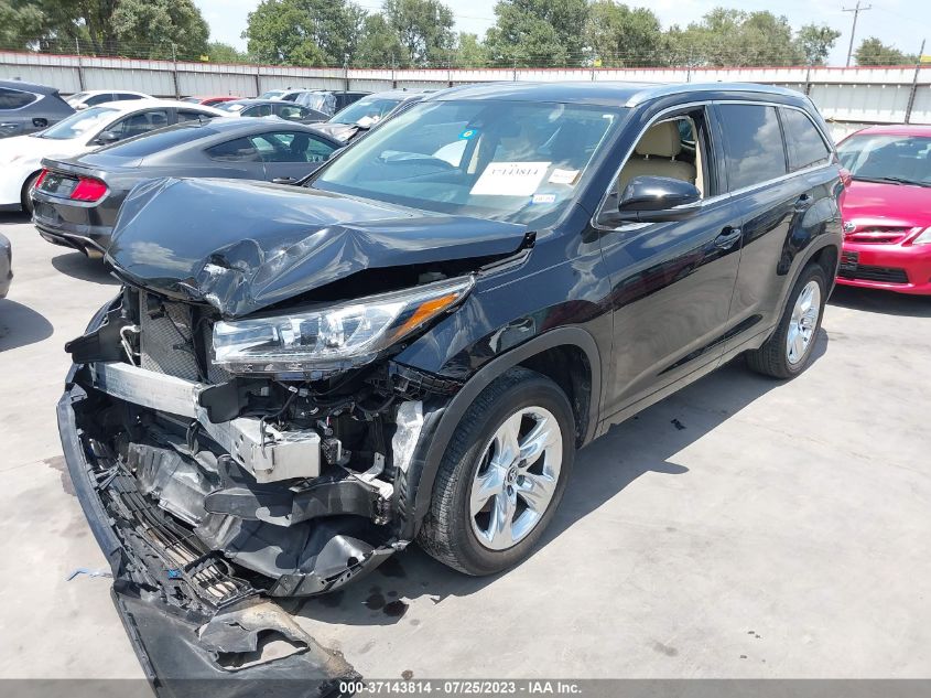 2018 TOYOTA HIGHLANDER LIMITED - 5TDYZRFH1JS281119