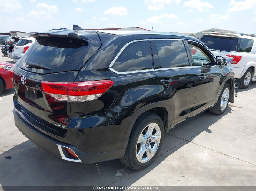 2018 TOYOTA HIGHLANDER LIMITED - 5TDYZRFH1JS281119