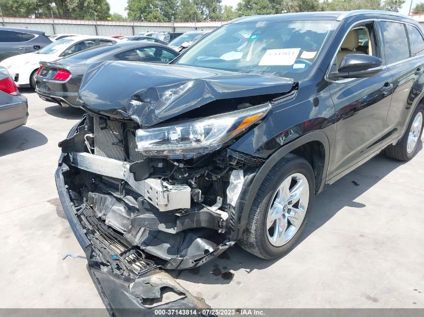 2018 TOYOTA HIGHLANDER LIMITED - 5TDYZRFH1JS281119