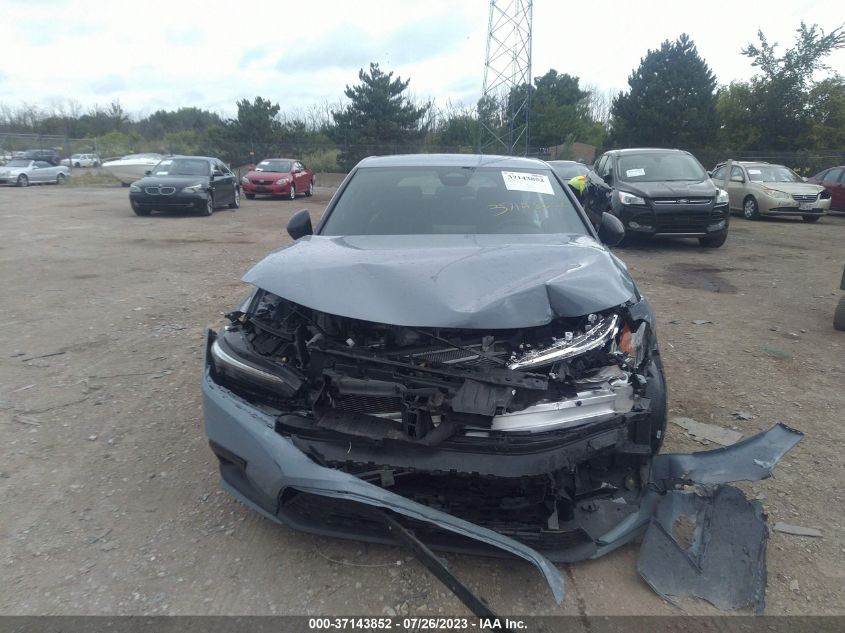 2022 HONDA CIVIC HATCHBACK SPORT - 19XFL2G86NE008854
