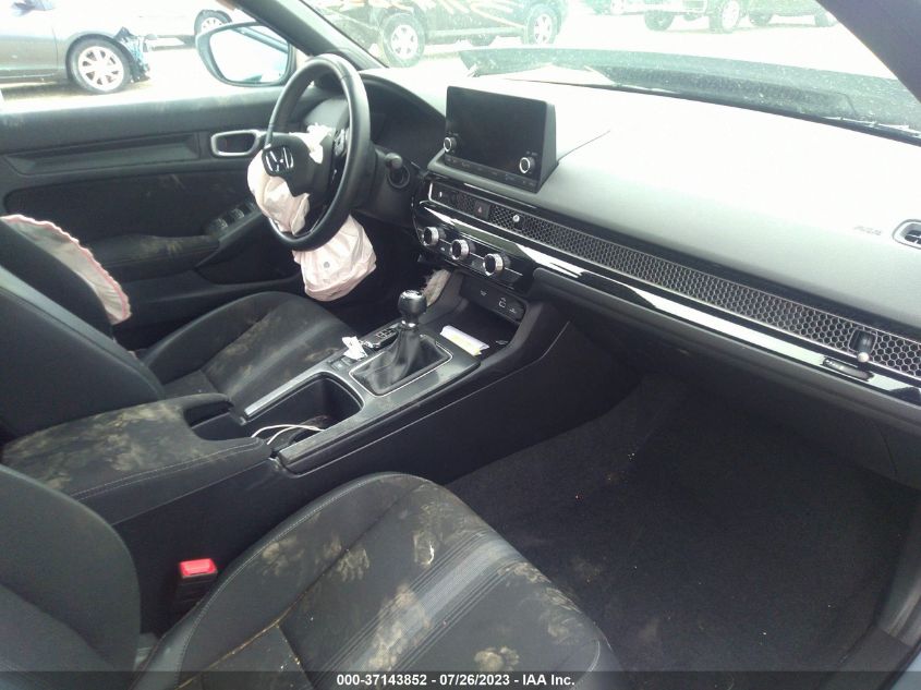 2022 HONDA CIVIC HATCHBACK SPORT - 19XFL2G86NE008854