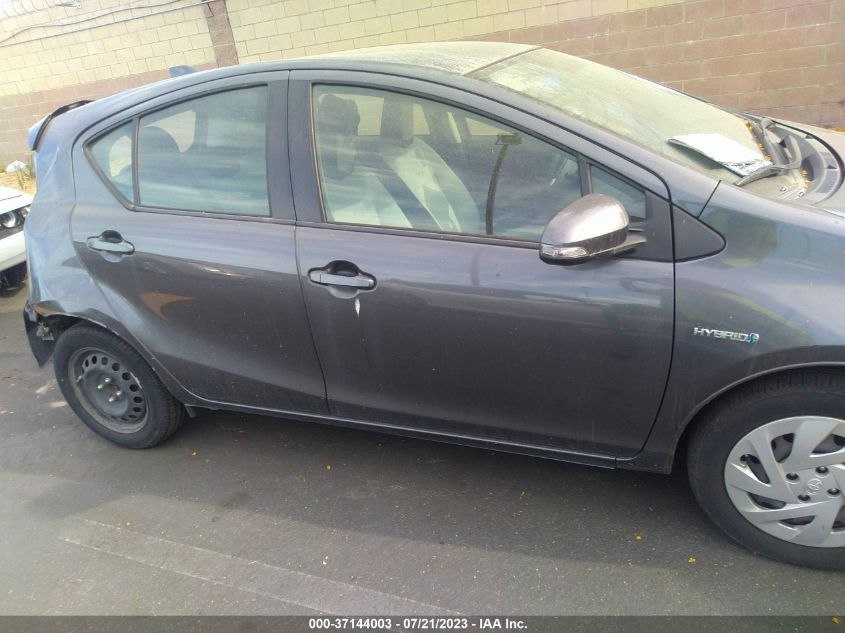 2016 TOYOTA PRIUS C ONE/TWO/THREE/FOUR - JTDKDTB3XG1118969
