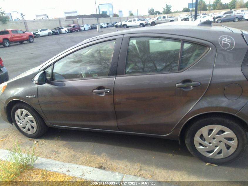2016 TOYOTA PRIUS C ONE/TWO/THREE/FOUR - JTDKDTB3XG1118969
