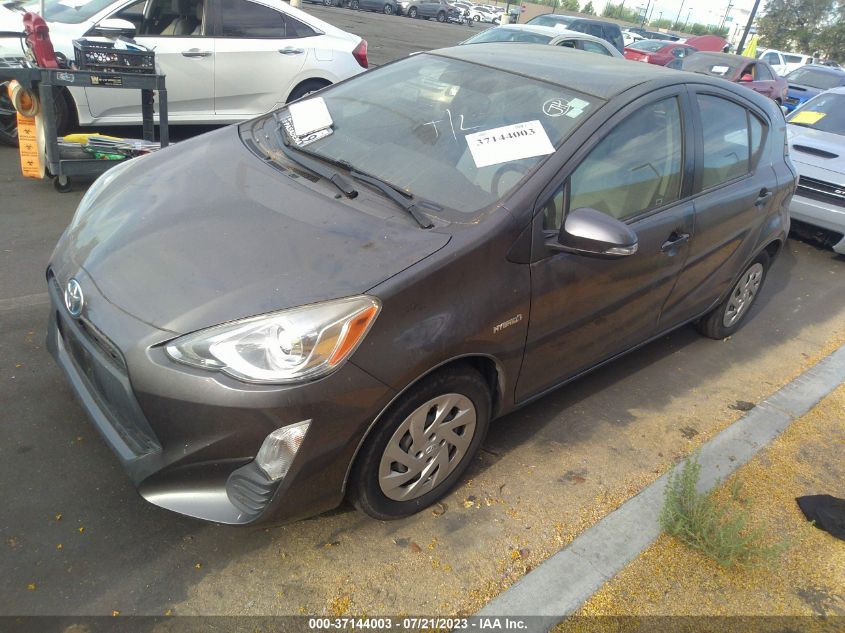 2016 TOYOTA PRIUS C ONE/TWO/THREE/FOUR - JTDKDTB3XG1118969