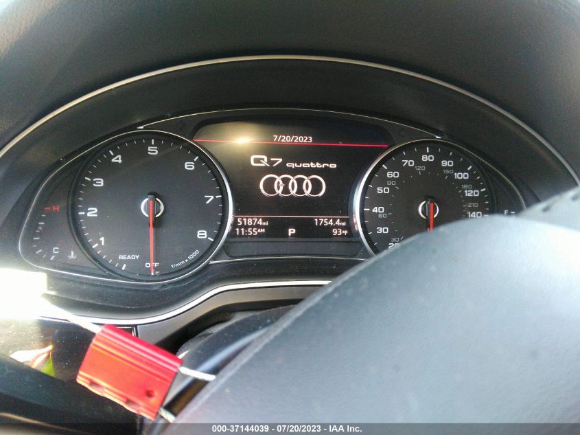 2017 AUDI Q7 PREMIUM PLUS - WA1LHAF71HD039002