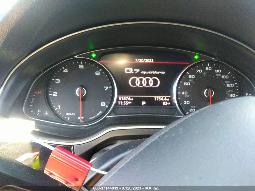 2017 AUDI Q7 PREMIUM PLUS - WA1LHAF71HD039002