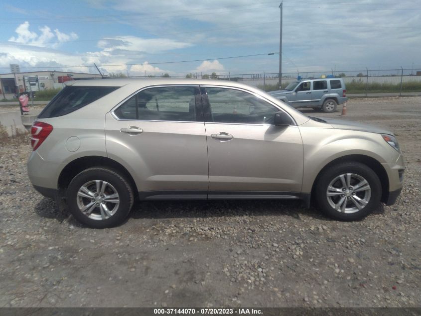 2016 CHEVROLET EQUINOX LS - 2GNALBEK5G1134011