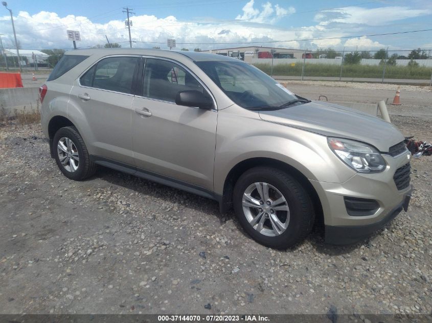 2016 CHEVROLET EQUINOX LS - 2GNALBEK5G1134011