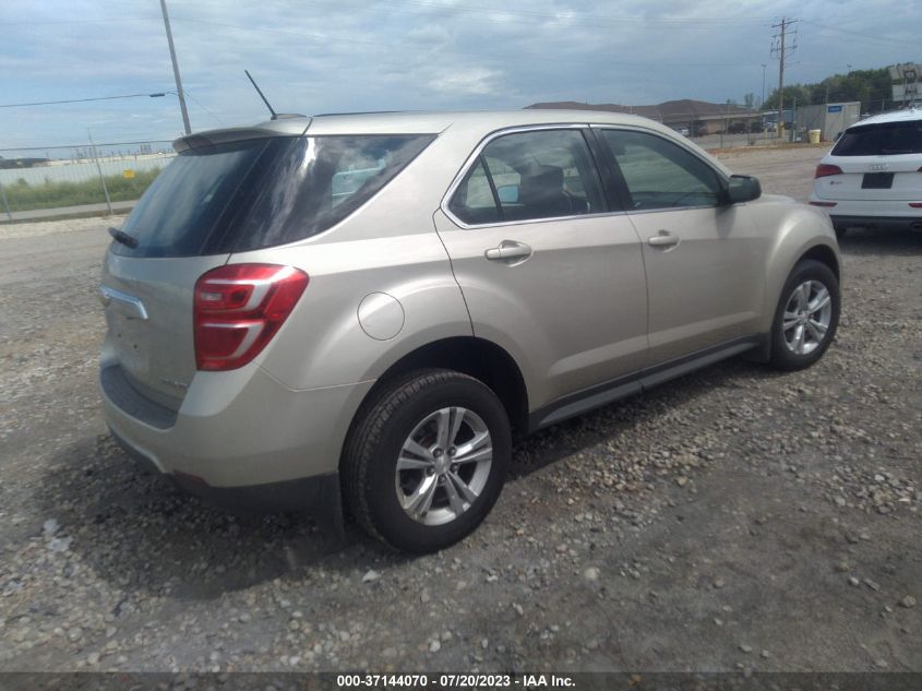 2016 CHEVROLET EQUINOX LS - 2GNALBEK5G1134011