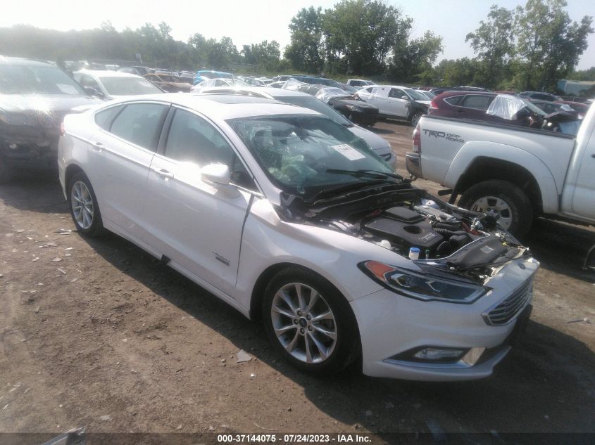 2017 FORD FUSION ENERGI TITANIUM/PLATINUM - 3FA6P0SU9HR190419