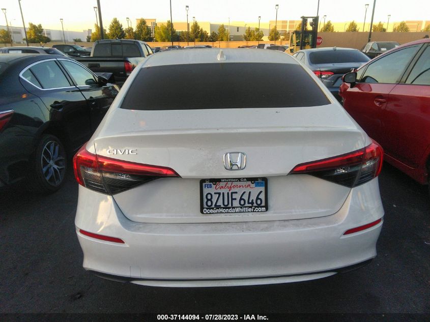 2022 HONDA CIVIC SEDAN EX - JHMFE1F78NX009581