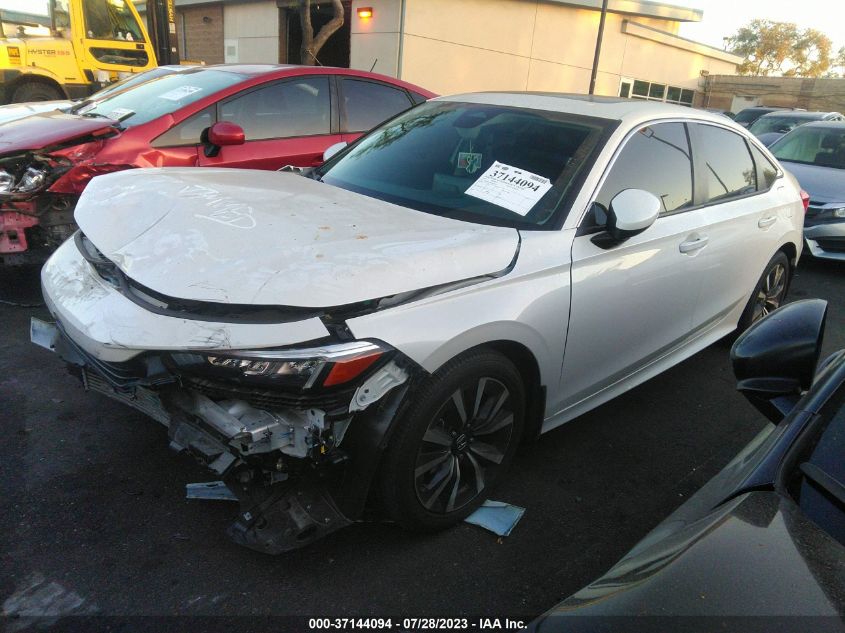 2022 HONDA CIVIC SEDAN EX - JHMFE1F78NX009581