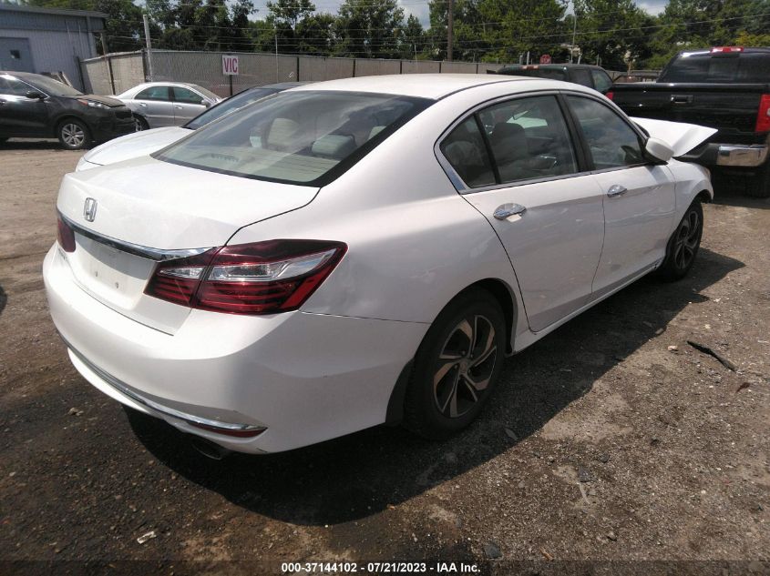 2016 HONDA ACCORD SEDAN LX - 1HGCR2F31GA150592