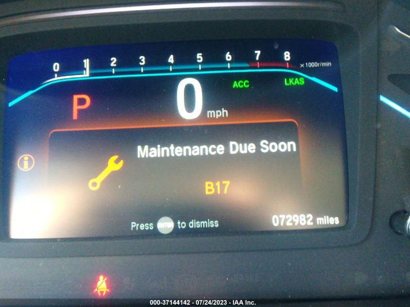 2019 HONDA ODYSSEY EX-L - 5FNRL6H70KB042000