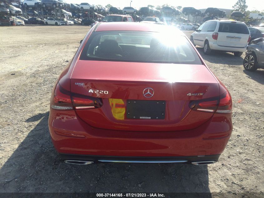 2019 MERCEDES-BENZ A-CLASS A 220 WDD3G4FB7KW022799
