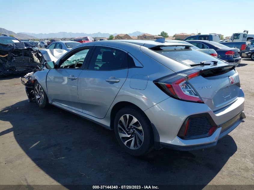 2017 HONDA CIVIC HATCHBACK LX - SHHFK7H29HU209302