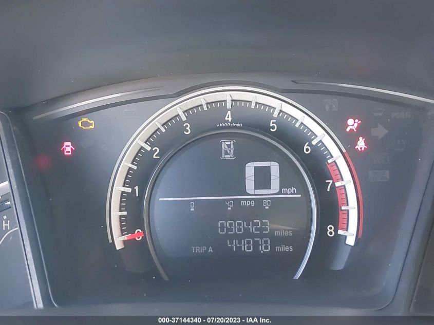 2017 HONDA CIVIC HATCHBACK LX - SHHFK7H29HU209302