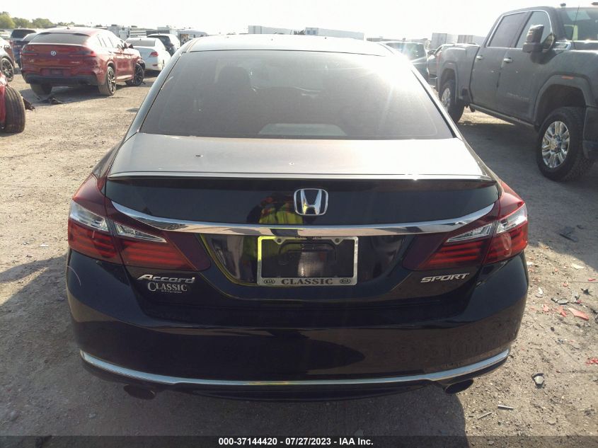 2016 HONDA ACCORD SEDAN SPORT - 1HGCR2F5XGA155985