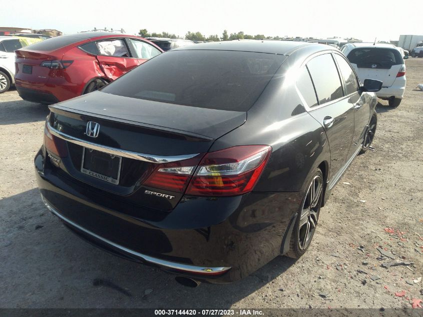 2016 HONDA ACCORD SEDAN SPORT - 1HGCR2F5XGA155985