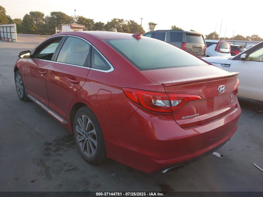 2017 HYUNDAI SONATA SPORT - 5NPE34AF3HH481657