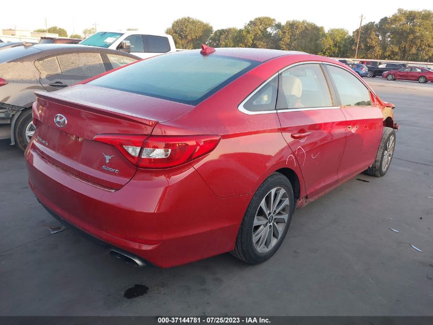 2017 HYUNDAI SONATA SPORT - 5NPE34AF3HH481657