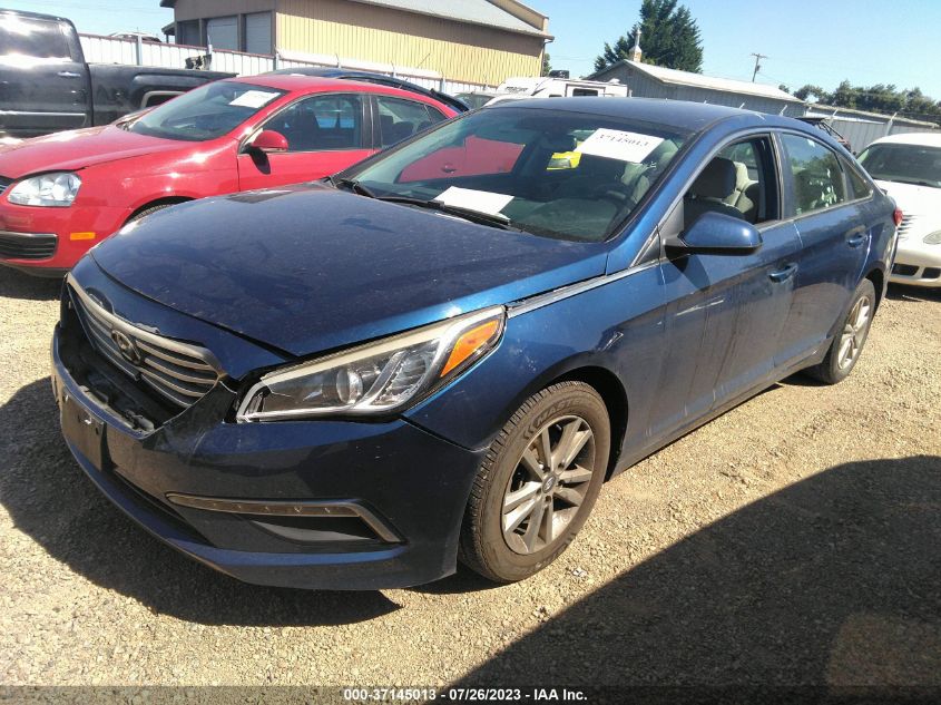 2015 HYUNDAI SONATA 2.4L SE - 5NPE24AFXFH246804