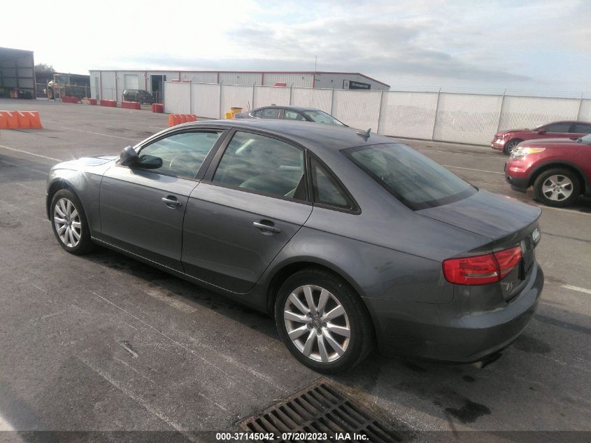 2014 AUDI A4 PREMIUM - WAUBFAFL2EN006260