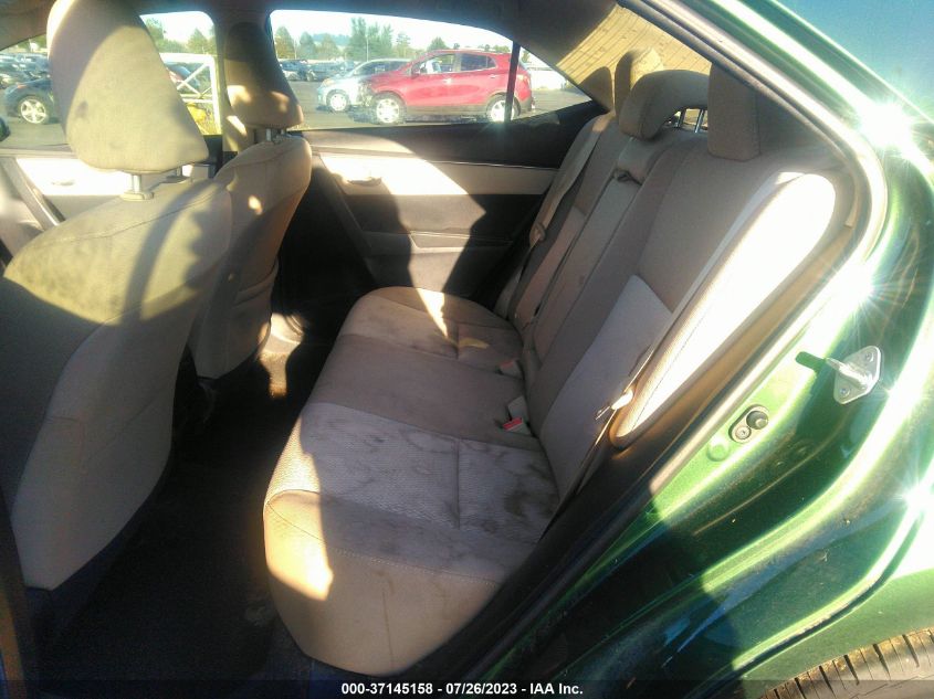 2015 TOYOTA COROLLA L/LE/S/S PLUS/LE PLUS - 2T1BURHE5FC274438