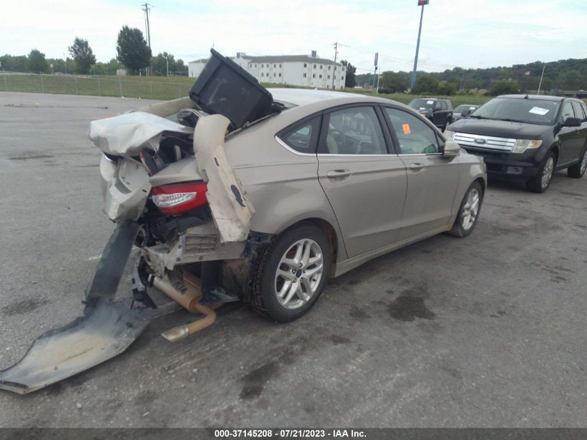 2016 FORD FUSION SE - 3FA6P0H73GR140101