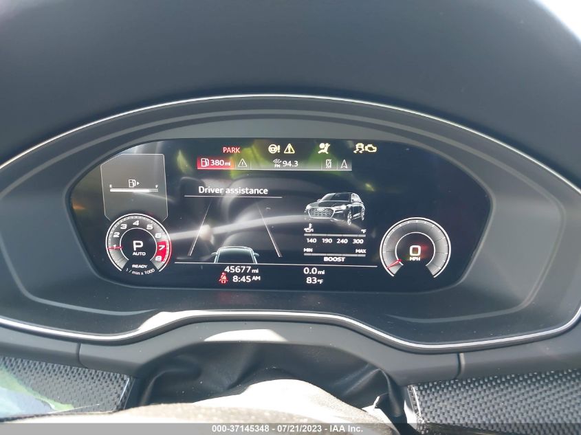 2021 AUDI SQ5 SPORTBACK PREMIUM PLUS WA124AFY4M2107752