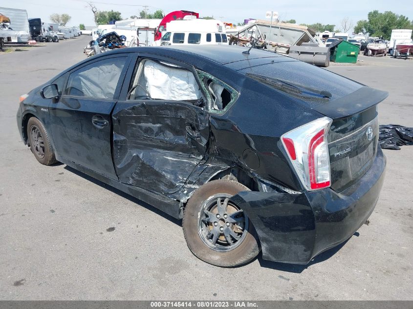 2014 TOYOTA PRIUS FOUR/FIVE/THREE/ONE/TWO - JTDKN3DU3E0372805