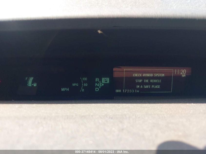 2014 TOYOTA PRIUS FOUR/FIVE/THREE/ONE/TWO - JTDKN3DU3E0372805