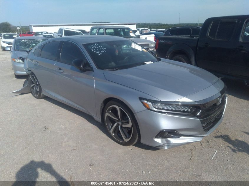 2021 HONDA ACCORD SEDAN SPORT - 1HGCV2F36MA027667