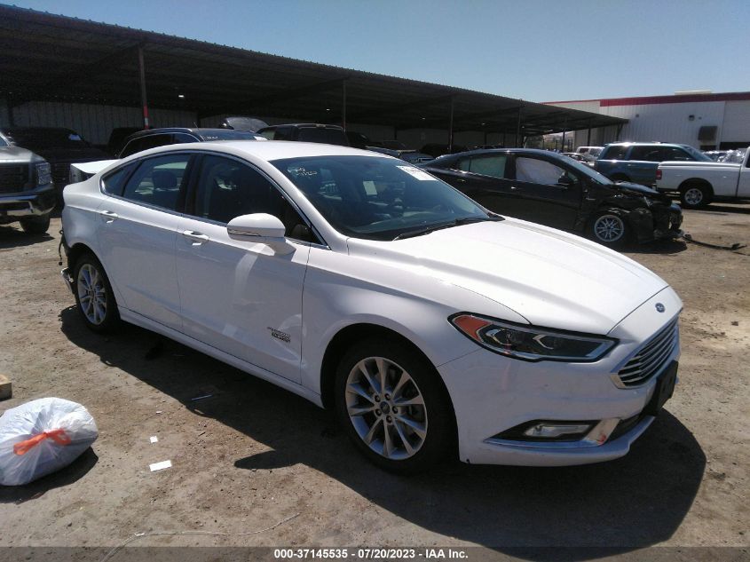 2017 FORD FUSION ENERGI SE - 3FA6P0PU1HR275327