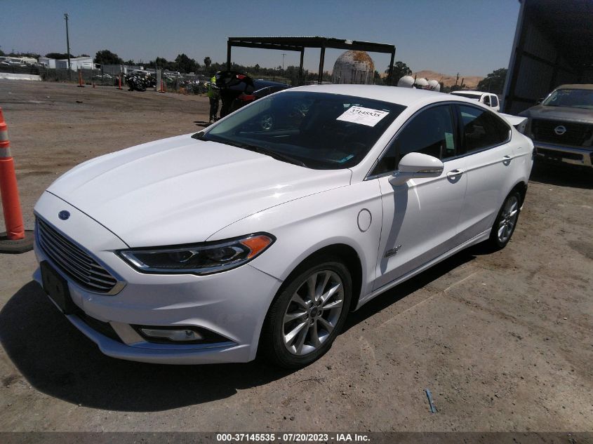 2017 FORD FUSION ENERGI SE - 3FA6P0PU1HR275327